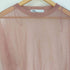 ザラ ZARA セミシースルーシアートップス レディース import:M