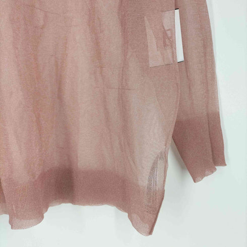 ザラ ZARA セミシースルーシアートップス レディース import:M