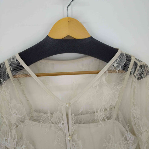 グレイル GRL ペチコート付き花柄総レースワンピース レディース import:M