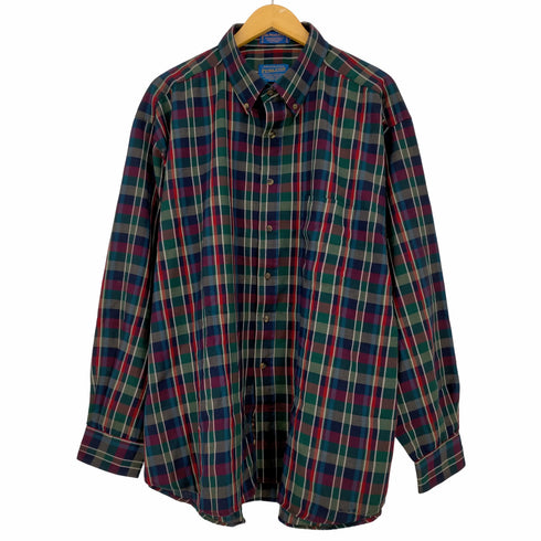 ペンドルトン PENDLETON メキシコ製 ウールシャツ オーバーサイズ メンズ import:XXL