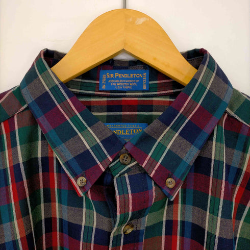 ペンドルトン PENDLETON メキシコ製 ウールシャツ オーバーサイズ メンズ import:XXL