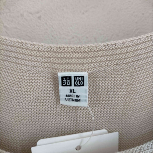 ユニクロ UNIQLO 3Dコットン クルーネックセーター レディース JPN:XL