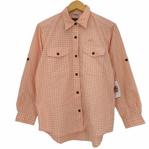 ミレー MILLET ギンガムチェックシャツ レディース import:L