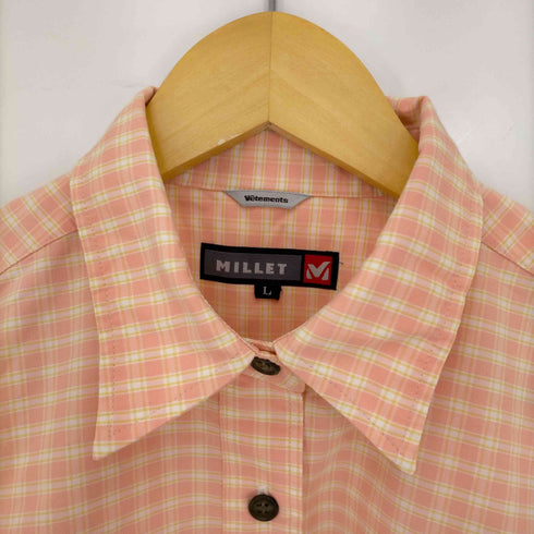 ミレー MILLET ギンガムチェックシャツ レディース import:L
