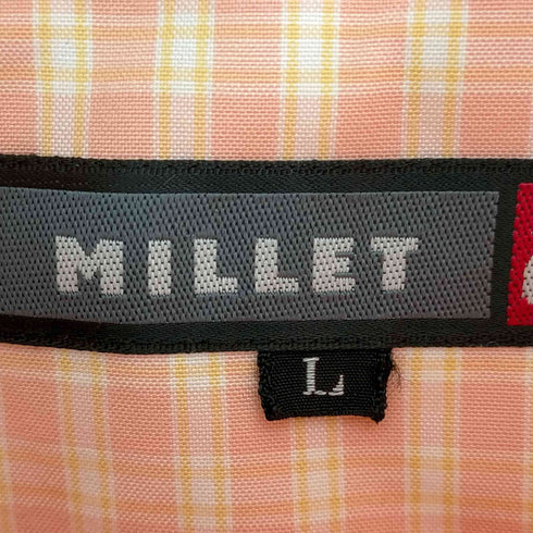 ミレー MILLET ギンガムチェックシャツ レディース import:L