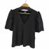 ザラ ZARA Black Puff Sleeve Top パフスリーブトップス レディース JPN:M