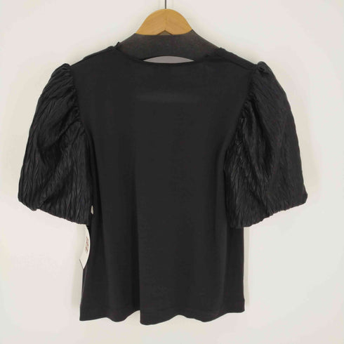 ザラ ZARA Black Puff Sleeve Top パフスリーブトップス レディース JPN:M