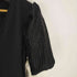ザラ ZARA Black Puff Sleeve Top パフスリーブトップス レディース JPN:M