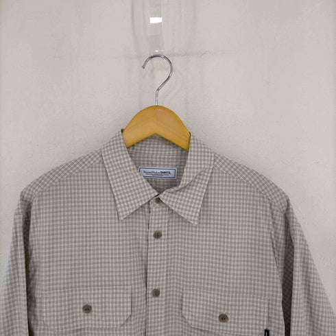 ユニバーサルプロダクツ UNIVERSAL PRODUCTS 24SS L/S CHECK WORK SHIRT(GREIGE GINGHAM) メンズ JPN:3