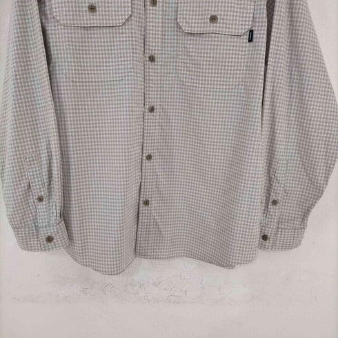 ユニバーサルプロダクツ UNIVERSAL PRODUCTS 24SS L/S CHECK WORK SHIRT(GREIGE GINGHAM) メンズ JPN:3