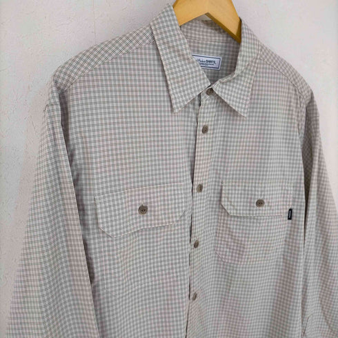 ユニバーサルプロダクツ UNIVERSAL PRODUCTS 24SS L/S CHECK WORK SHIRT(GREIGE GINGHAM) メンズ JPN:3