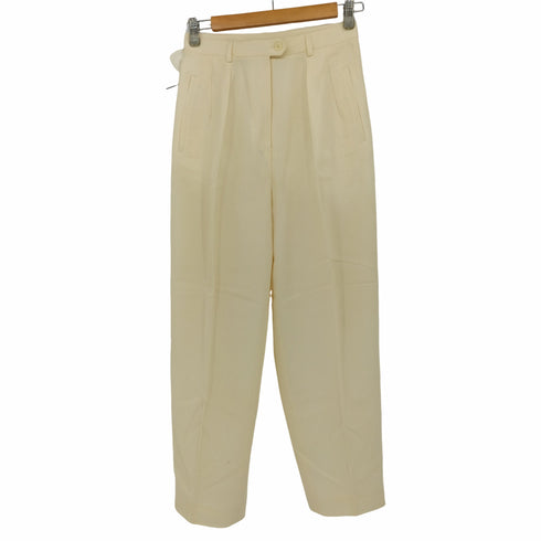 ローレンラルフローレン LAUREN RALPH LAUREN 90S 2タック センタープレス スラックス テーパード パンツ TALONジップ レディース 6