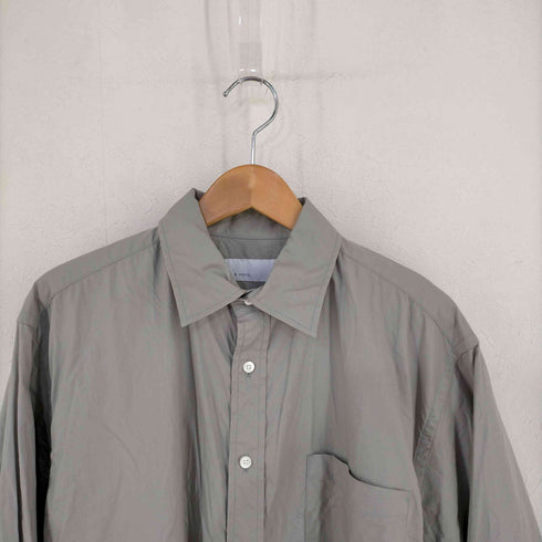ソウ so shop&hostel 24SS SO ORIGINAL REGULAR COLLAR SHIRTS (GRAY) メンズ JPN:4 / XL