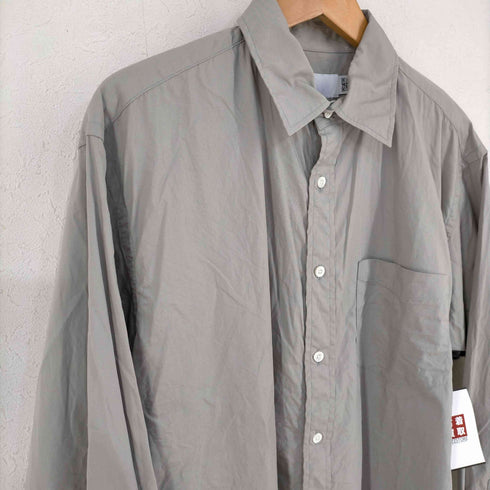 ソウ so shop&hostel 24SS SO ORIGINAL REGULAR COLLAR SHIRTS (GRAY) メンズ JPN:4 / XL