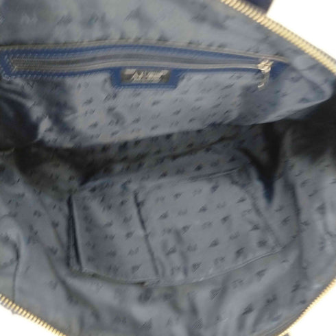 アルマーニジーンズ ARMANI JEANS フロントロゴ エナメルトートバッグ レディース