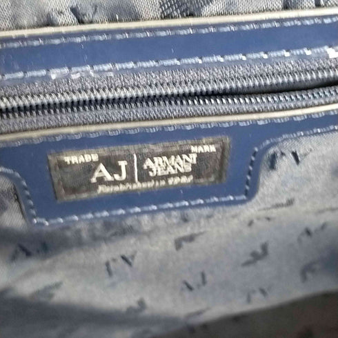 アルマーニジーンズ ARMANI JEANS フロントロゴ エナメルトートバッグ レディース