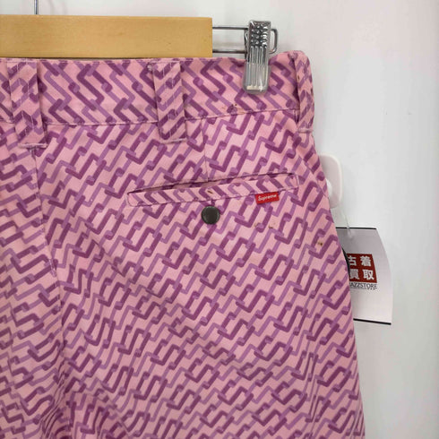 シュプリーム Supreme 22SS Work Pant Pink Monogram メンズ 30