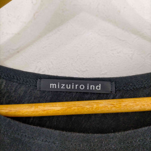 ミズイロインド mizuiro ind アシンメトリーワンピース レディース
