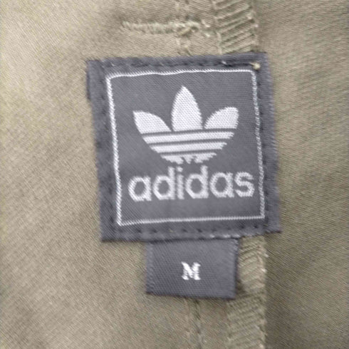 アディダスオリジナルス adidas Originals サイドデザイン ドローコード付き 合皮パッチ ストレートパンツ レディース JPN:M