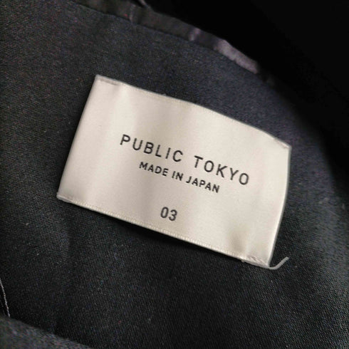 パブリックトウキョウ PUBLIC TOKYO 匠サイロスパンストレッチ テーラードジャケット メンズ 3