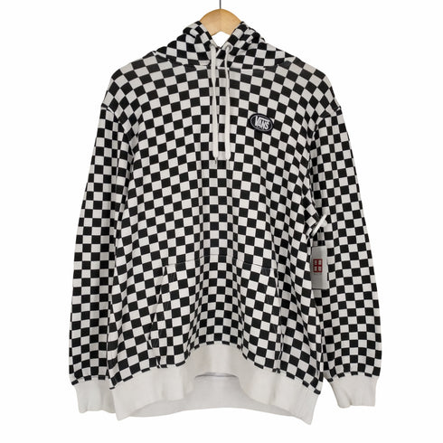 バンズ VANS チェッカーフラッグ プルオーバーパーカー メンズ JPN:L