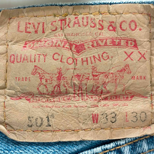 リーバイス Levis グアテマラ製 90s~00s ボタン裏324刻印 ボタンフライデニムパンツ 501 メンズ W33