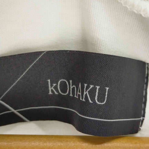 コハク KOHAKU 変形デザインロングカットソー レディース FREE