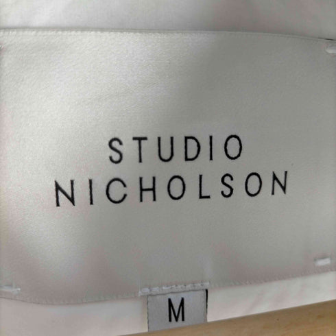 スタジオニコルソン STUDIO NICHOLSON SORONO LIGHT COTTON POPLIN SHIRTS-OVERSIZED SHIRT チュニジア製 オーバーサイズシャツ メンズ JPN:M