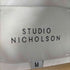 スタジオニコルソン STUDIO NICHOLSON SORONO LIGHT COTTON POPLIN SHIRTS-OVERSIZED SHIRT チュニジア製 オーバーサイズシャツ メンズ JPN:M