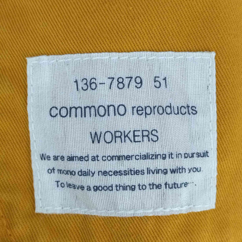 コモノリプロダクツ commono reproducts CARPENTER SHIRTS カーペンターシャツ メンズ C.2