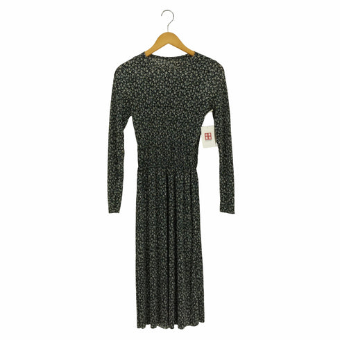 ザラ ZARA フラワーパターン プリーツワンピース レディース import:XS