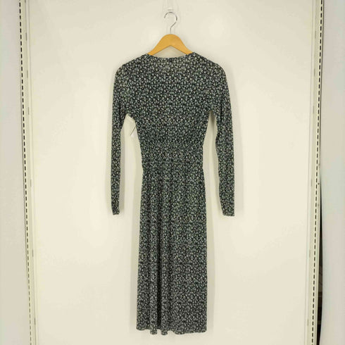 ザラ ZARA フラワーパターン プリーツワンピース レディース import:XS