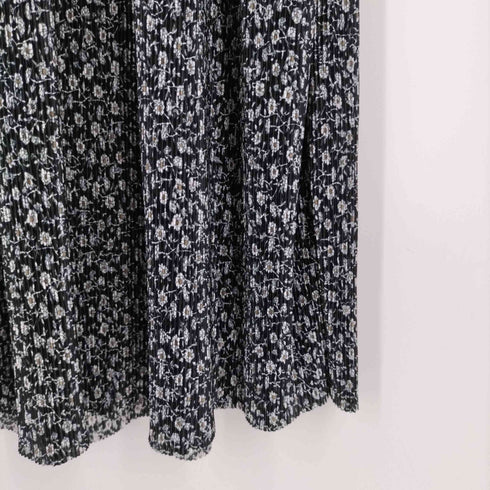 ザラ ZARA フラワーパターン プリーツワンピース レディース import:XS