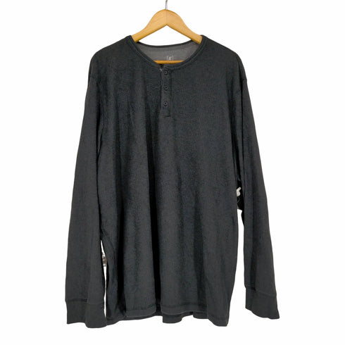 ジョージズ GEORGE ヘンリーネックワッフルカットソー メンズ 3XL