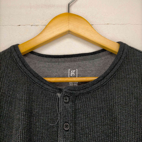 ジョージズ GEORGE ヘンリーネックワッフルカットソー メンズ 3XL