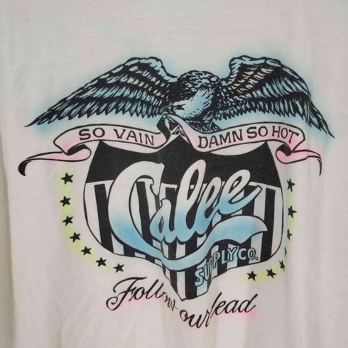 キャリーサプライ CALEE SUPPLY Co. フロントロゴロングTシャツ スター メンズ 38-40