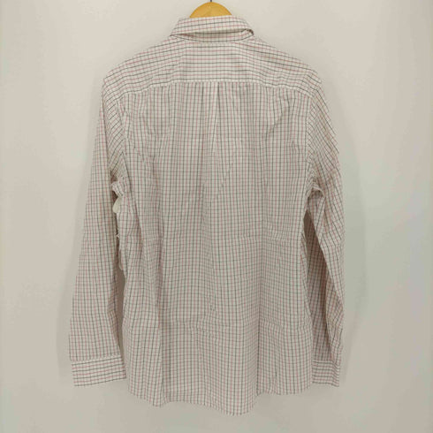 エディーバウアー Eddie Bauer WRINKLE RESISTANT RELAXED チェック BD L/S シャツ メンズ import:M