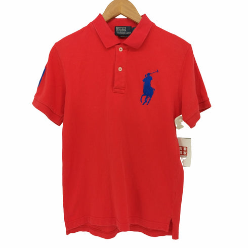 ポロバイラルフローレン Polo by RALPH LAUREN 90S ビッグ ポニー 刺繍 S/S ポロシャツ メンズ import:S