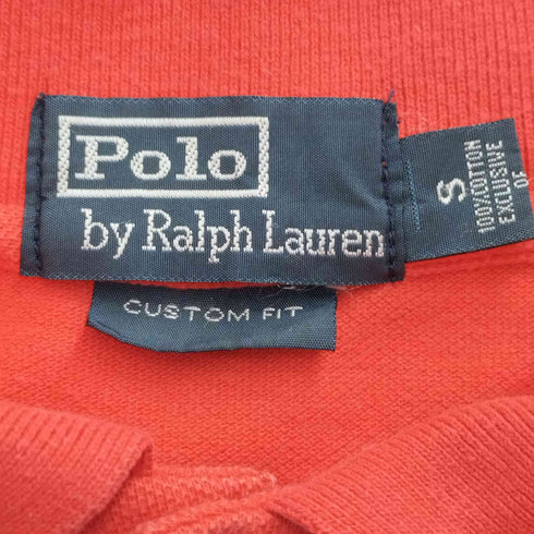 ポロバイラルフローレン Polo by RALPH LAUREN 90S ビッグ ポニー 刺繍 S/S ポロシャツ メンズ import:S