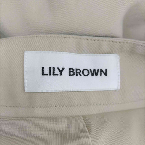 リリーブラウン Lily Brown ベルト付きタックプリーツスカショーパン レディース JPN:0