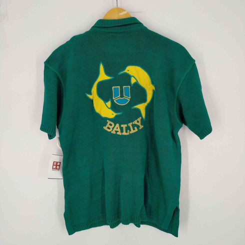 バリー BALLY U COLLECTION コレクション サマーセーター ニット 半袖 ロゴ ヴィンテージ レディース import:M