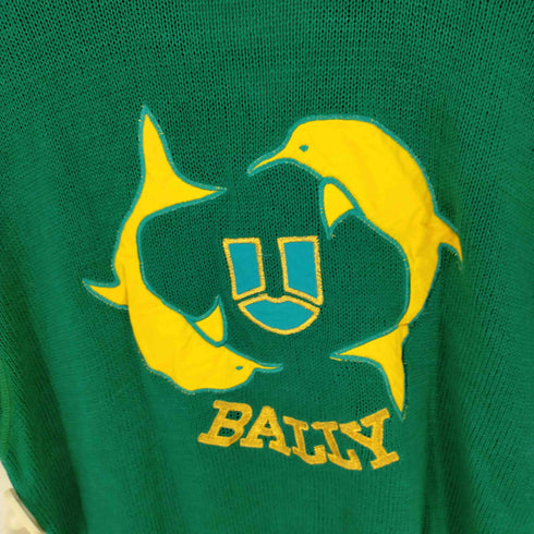 バリー BALLY U COLLECTION コレクション サマーセーター ニット 半袖 ロゴ ヴィンテージ レディース import:M