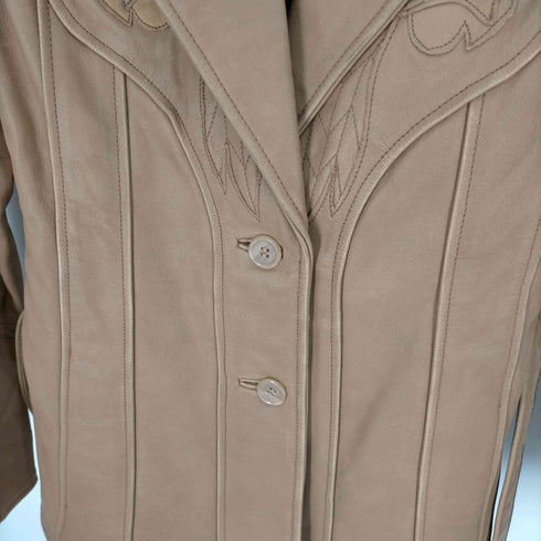 ゲス GUESS デザイン レザー テーラードジャケット レディース import:S