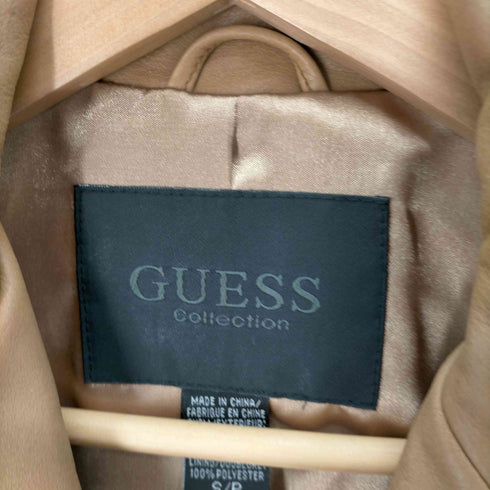 ゲス GUESS デザイン レザー テーラードジャケット レディース import:S