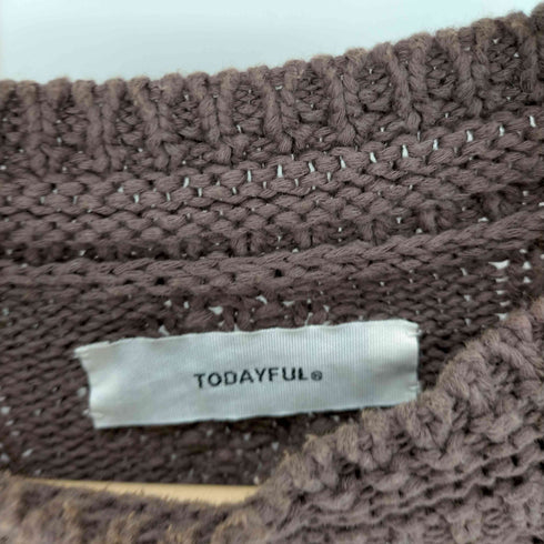トゥデイフル TODAYFUL Vintage Aran Knit ヴィンテージケーブルニット レディース FREE