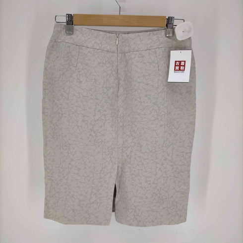 アルマーニコレツィオーニ ARMANI COLLEZIONI イタリア製 リネン シルク 総柄 タイトスカート レディース 40