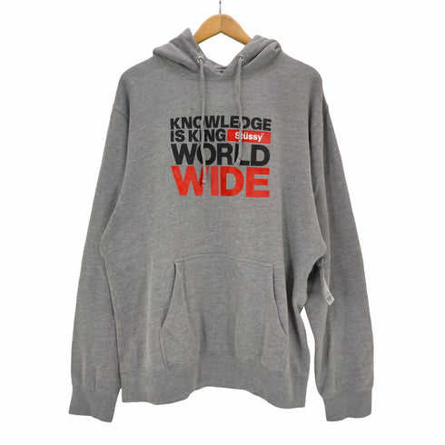 ステューシー Stussy knowledge is king world wide フーディー メンズ JPN:XL