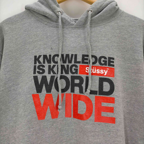 ステューシー Stussy knowledge is king world wide フーディー メンズ JPN:XL
