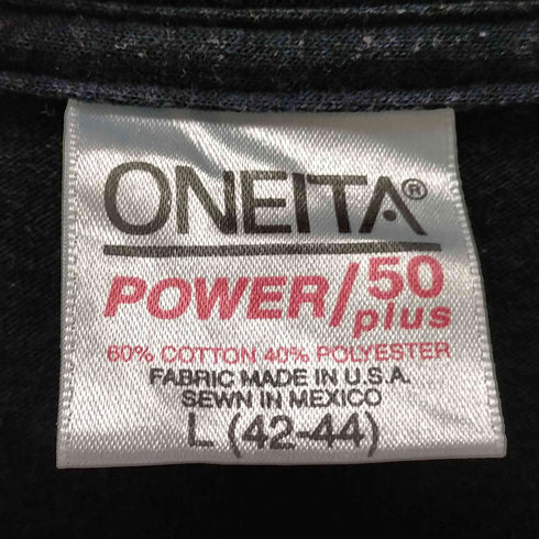 オニータ ONEITA 90s USA製 シングルステッチ COLORADO プリントTシャツ メンズ JPN:L