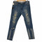 N NUMBER ダメージ加工 テーパードデニムパンツ メンズ JPN:XL